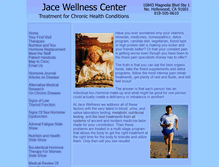 Tablet Screenshot of jacewellness.com
